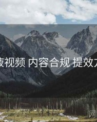 爱液视频 内容合规 提效方案