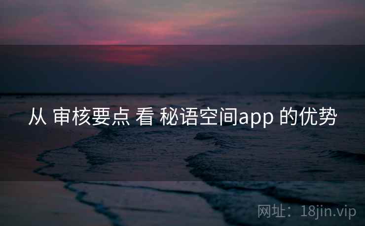 从 审核要点 看 秘语空间app 的优势
