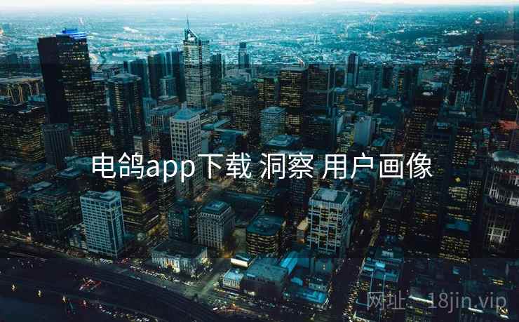 电鸽app下载 洞察 用户画像