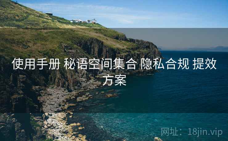 使用手册 秘语空间集合 隐私合规 提效方案