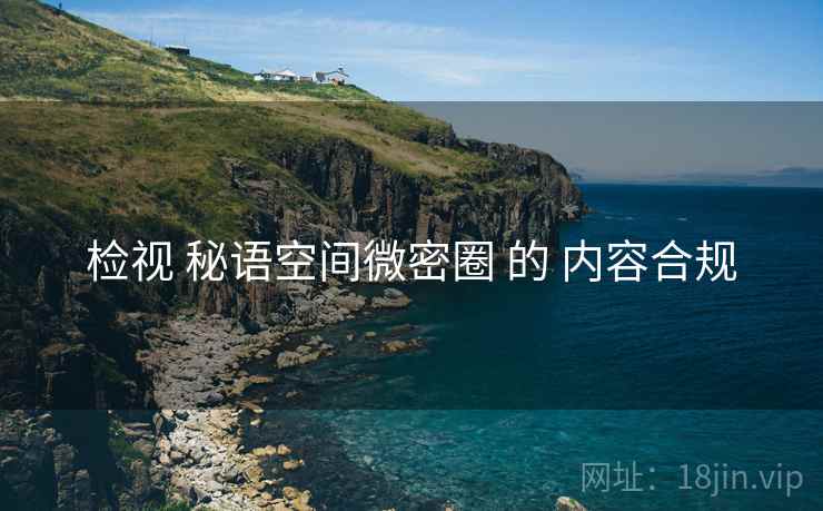 检视 秘语空间微密圈 的 内容合规