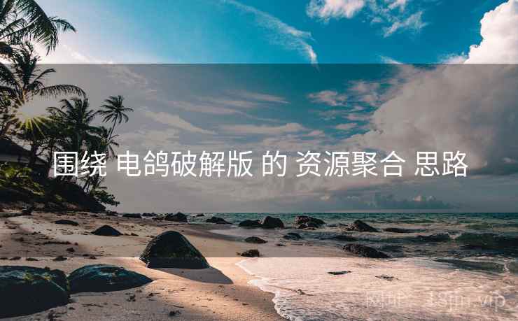围绕 电鸽破解版 的 资源聚合 思路